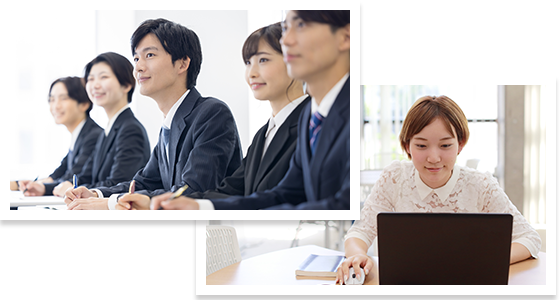 個人レッスン形式、集合レッスン形式のイメージ